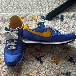 Nike Blue and Yellow Sneakers